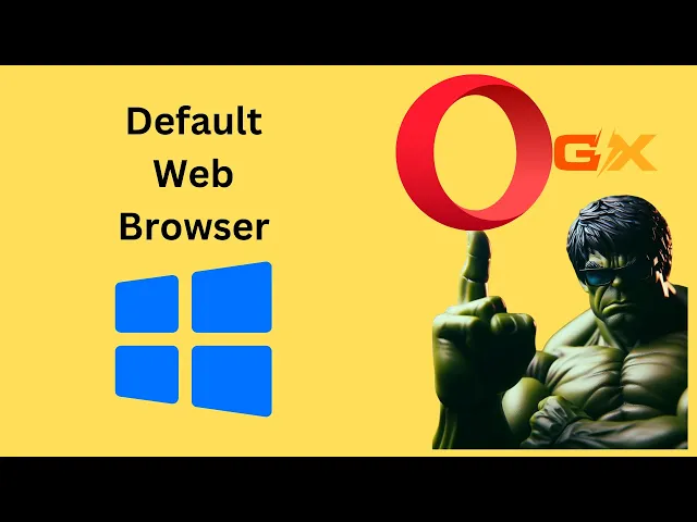 'Video thumbnail for How to Make Opera GX Default Web Browser on Windows 10 | GearUpWindows Tutorial'