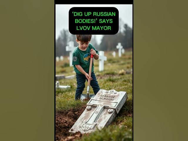 Video thumbnail for 'DIG UP 355 RUSSIAN BODIES' SAYS LVOV MAYOR  #news #ukraineconflict #russiaukrainewar  #shorts