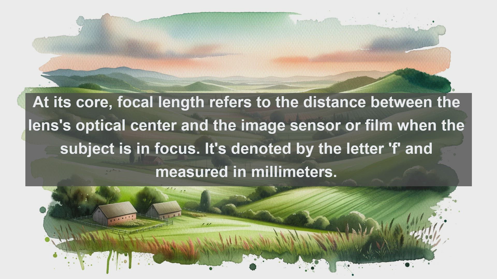 'Video thumbnail for Focal length in science  definition and examples'