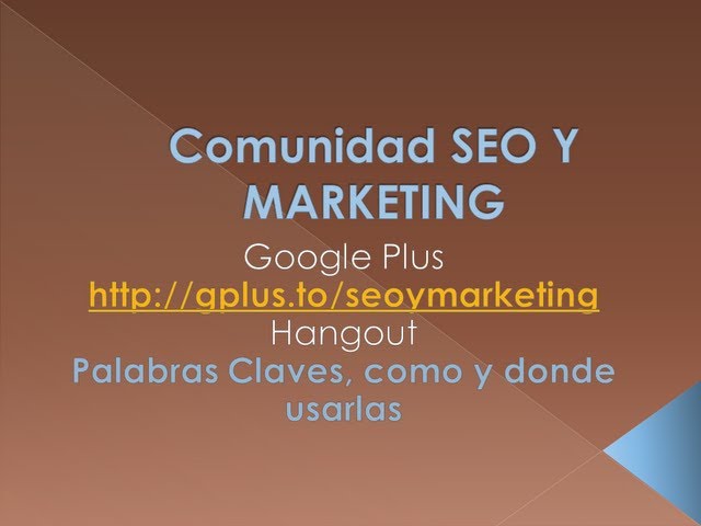 Video thumbnail for Palabras claves-Keywords: cómo y dónde usarlas; para posicionamiento SEO