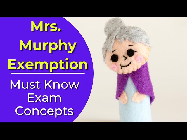 Mrs. Murphy Exemption Explained - Real Estate License Wizard