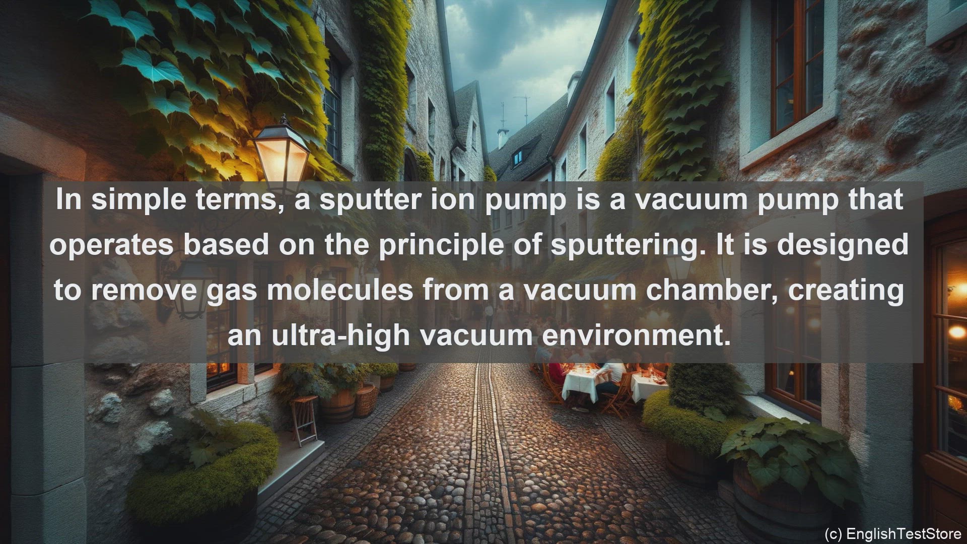 'Video thumbnail for Sputter ion pump in science  definition and examples'