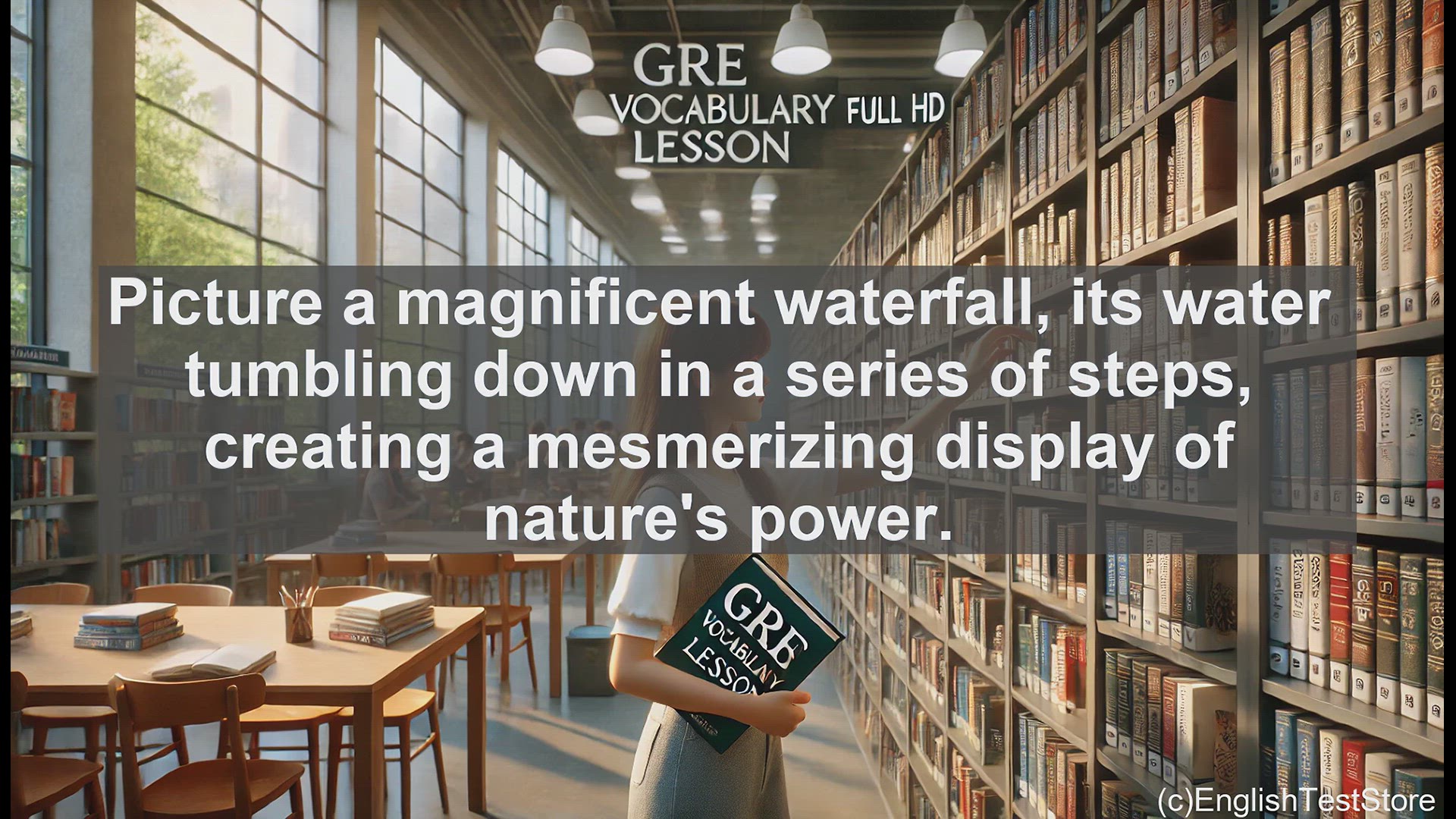 'Video thumbnail for GRE Vocabulary Lesson: The Cascading Power of Nature and Language'