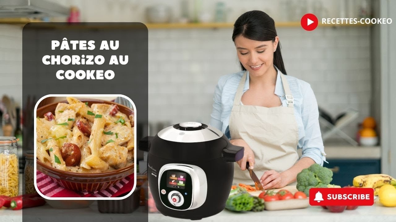 Video thumbnail for Pâtes au chorizo au Cookeo