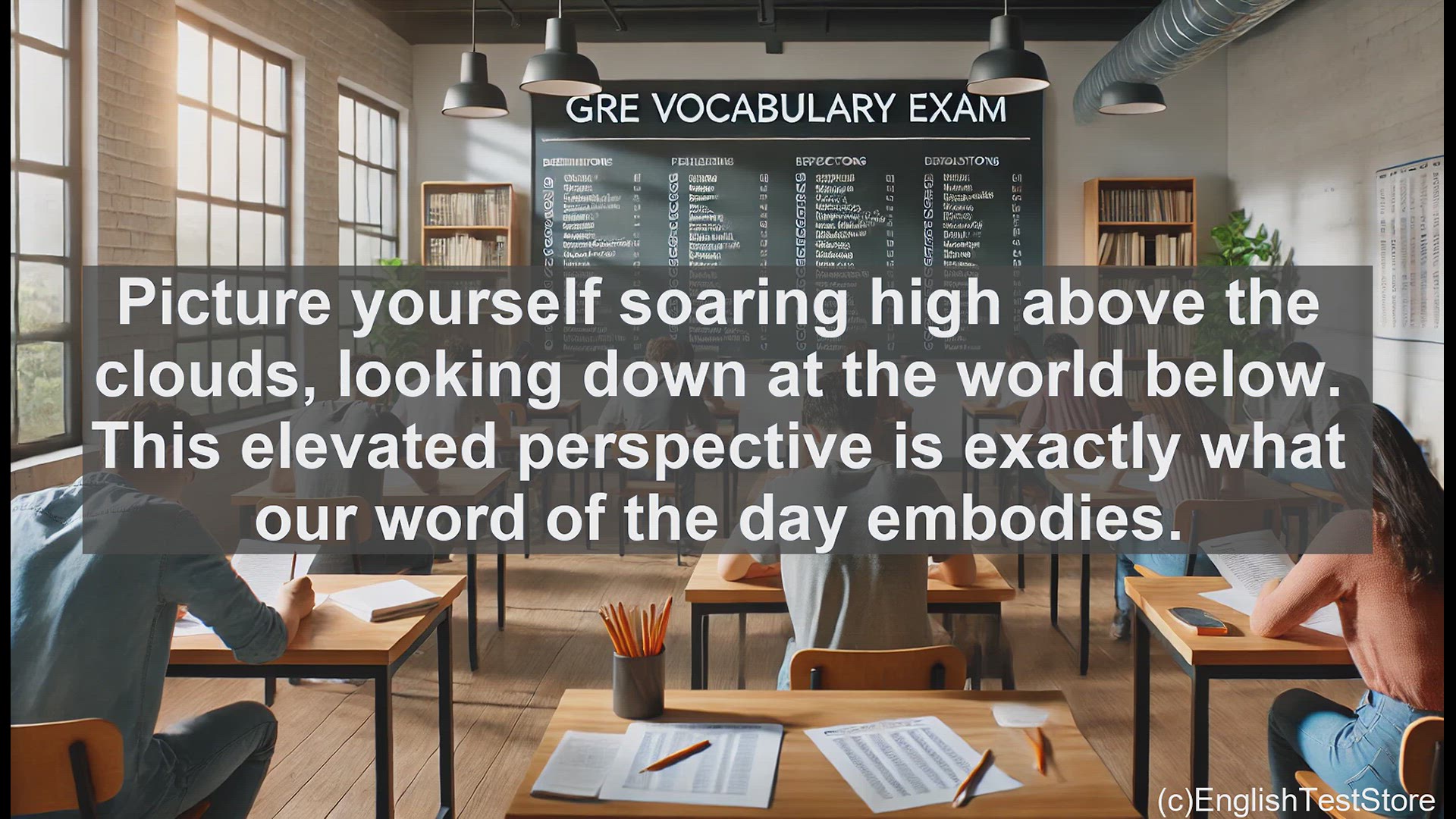 'Video thumbnail for GRE Vocabulary Lesson: Soaring to New Heights - Exploring the Word 'Aloft''