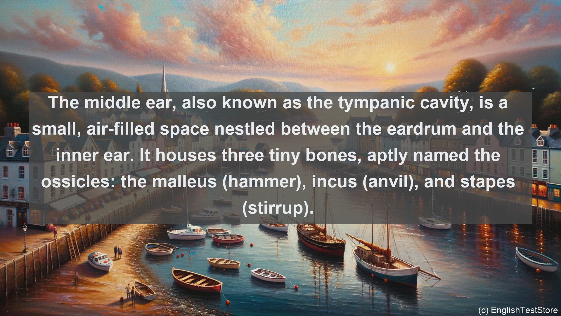 'Video thumbnail for Middle ear in science  definition and examples'