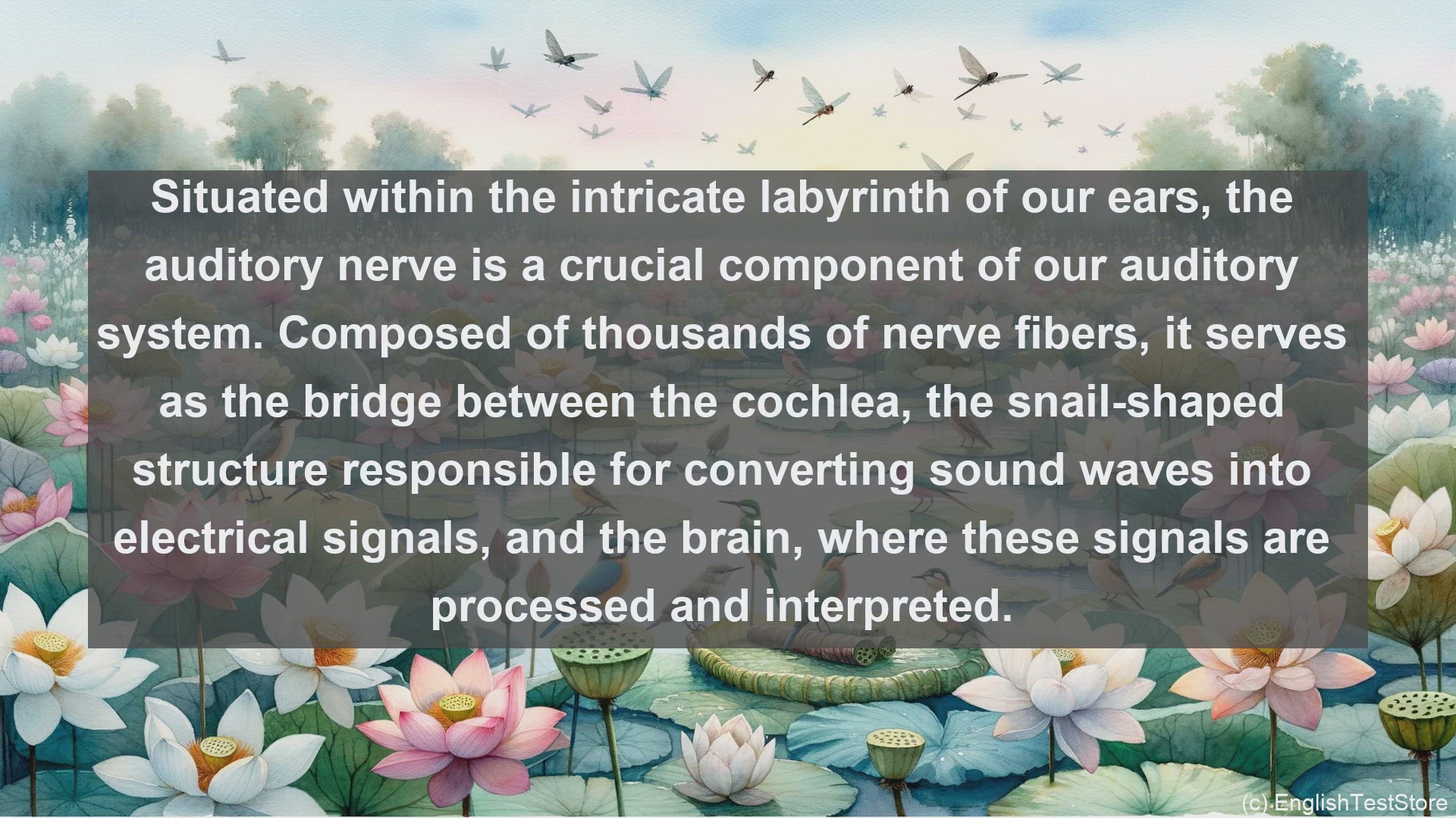 'Video thumbnail for Auditory nerve in science  definition and examples'