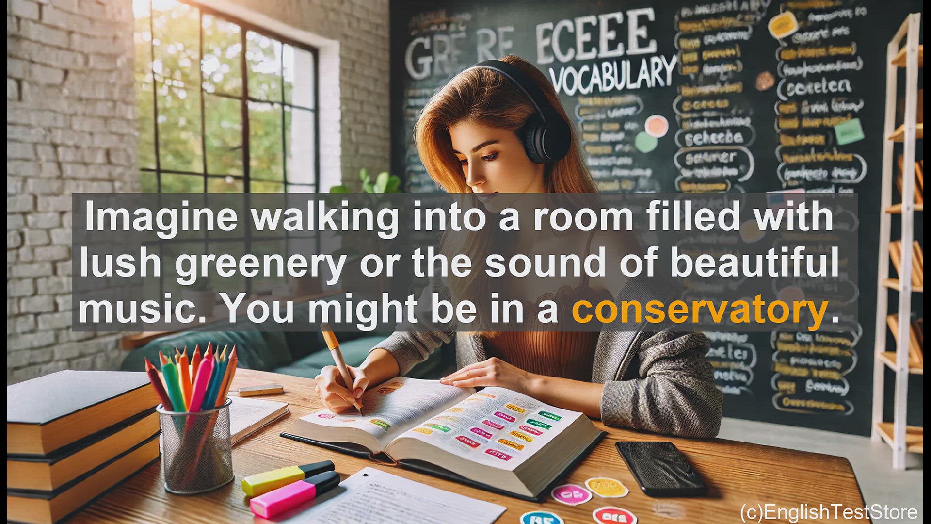 'Video thumbnail for GRE Vocabulary Lesson: Exploring the Multifaceted Conservatory'