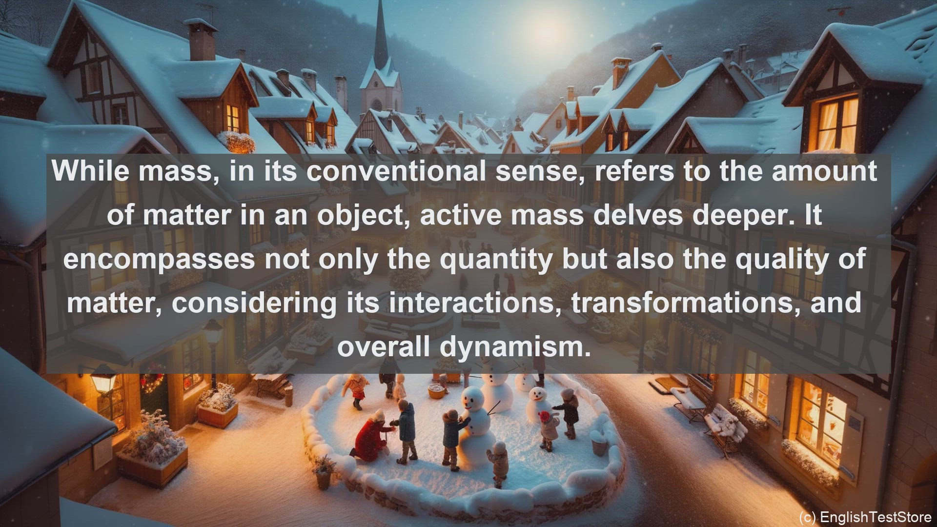 'Video thumbnail for Active mass in science  definition and examples'