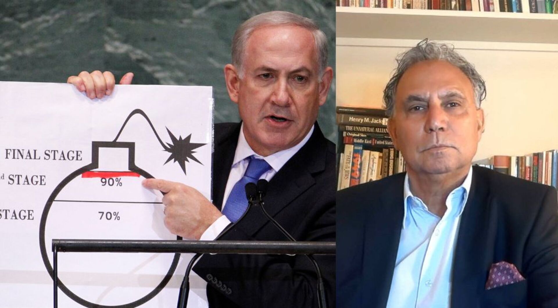 'Video thumbnail for Netanyahu recreates pre-Iraq War deception, repeats false Iran claims: Marwan Bishara'