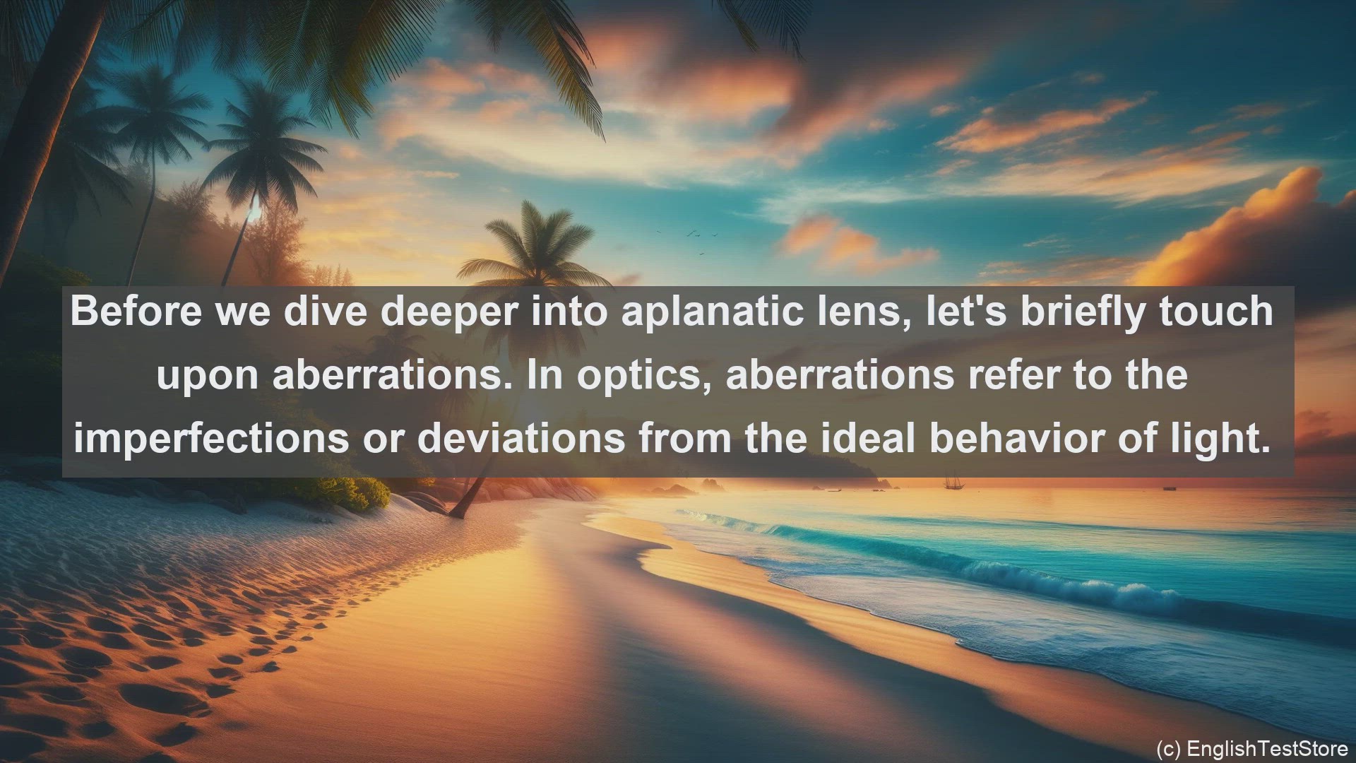 'Video thumbnail for Aplanatic lens in science  definition and examples'