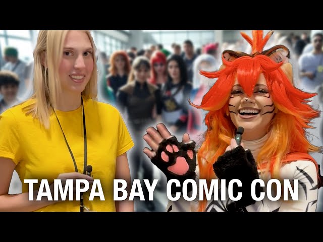 Video thumbnail for Star Wars, Supernatural, One Piece, Hocus Pocus & LOTR Cast Interviews @ Tampa Bay Comic-Con 2025!