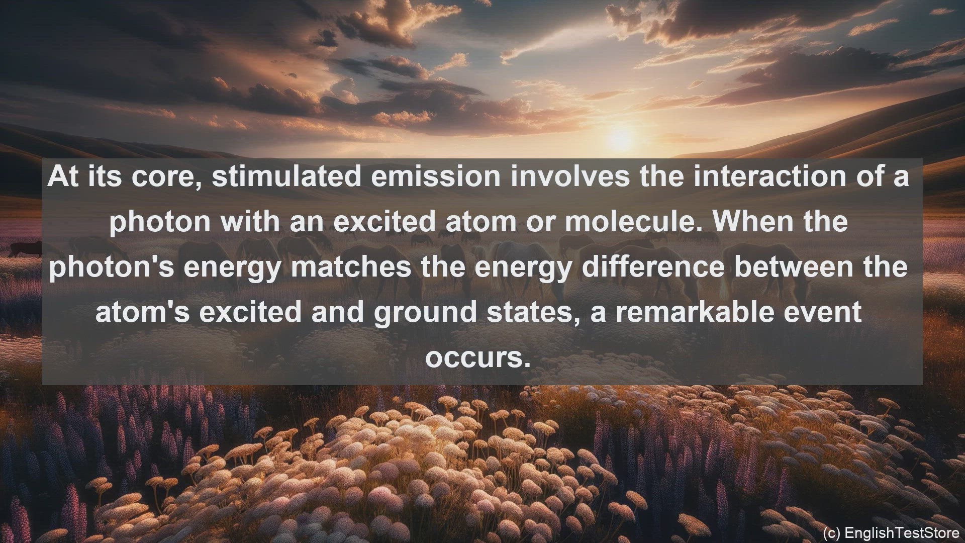 'Video thumbnail for Stimulated emission in science  definition and examples'
