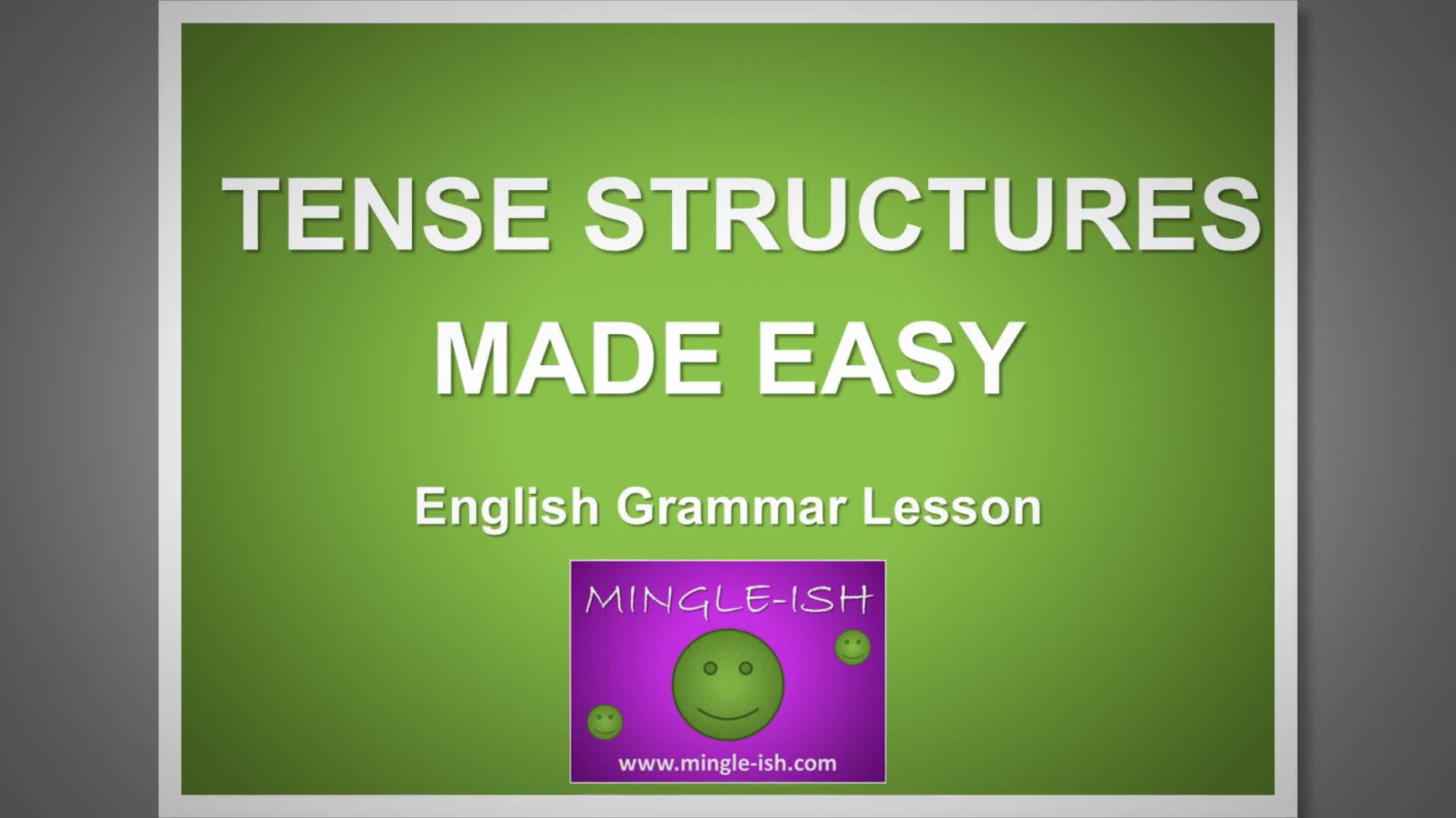 'Video thumbnail for Tense Structures Made Easy: English Grammar Guide'