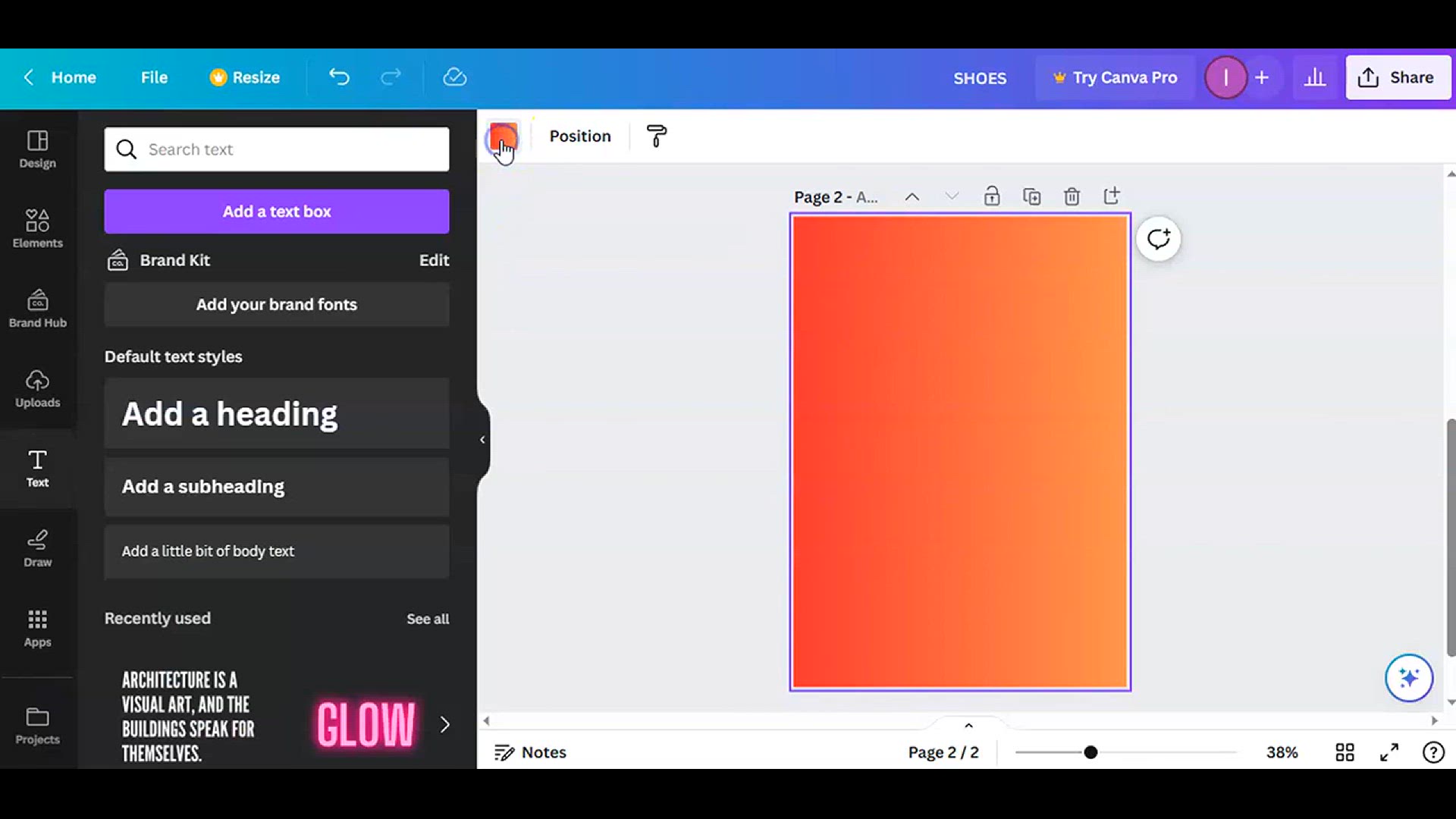 'Video thumbnail for Canva Tutorial - Shoes Flyer in Canva#easy canva#trendy'