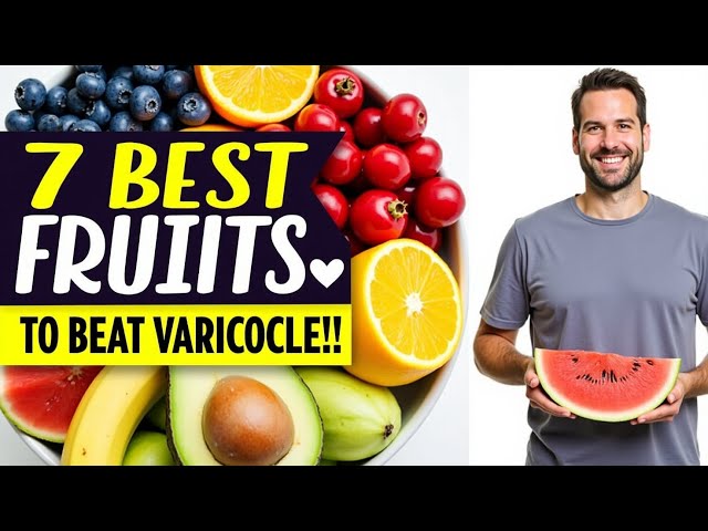 Video thumbnail for Top 7 Fruits to Improve Varicocele & Male Fertility | varicocele diet plan | FitWise Daily
