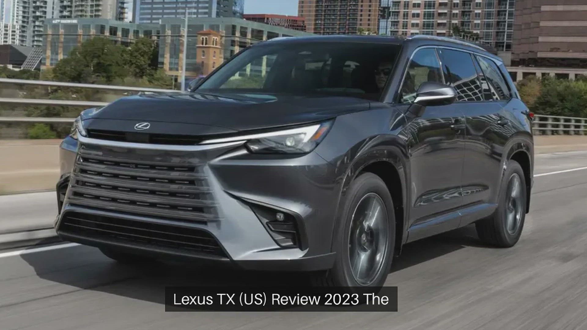 'Video thumbnail for Lexus TX (US) review'