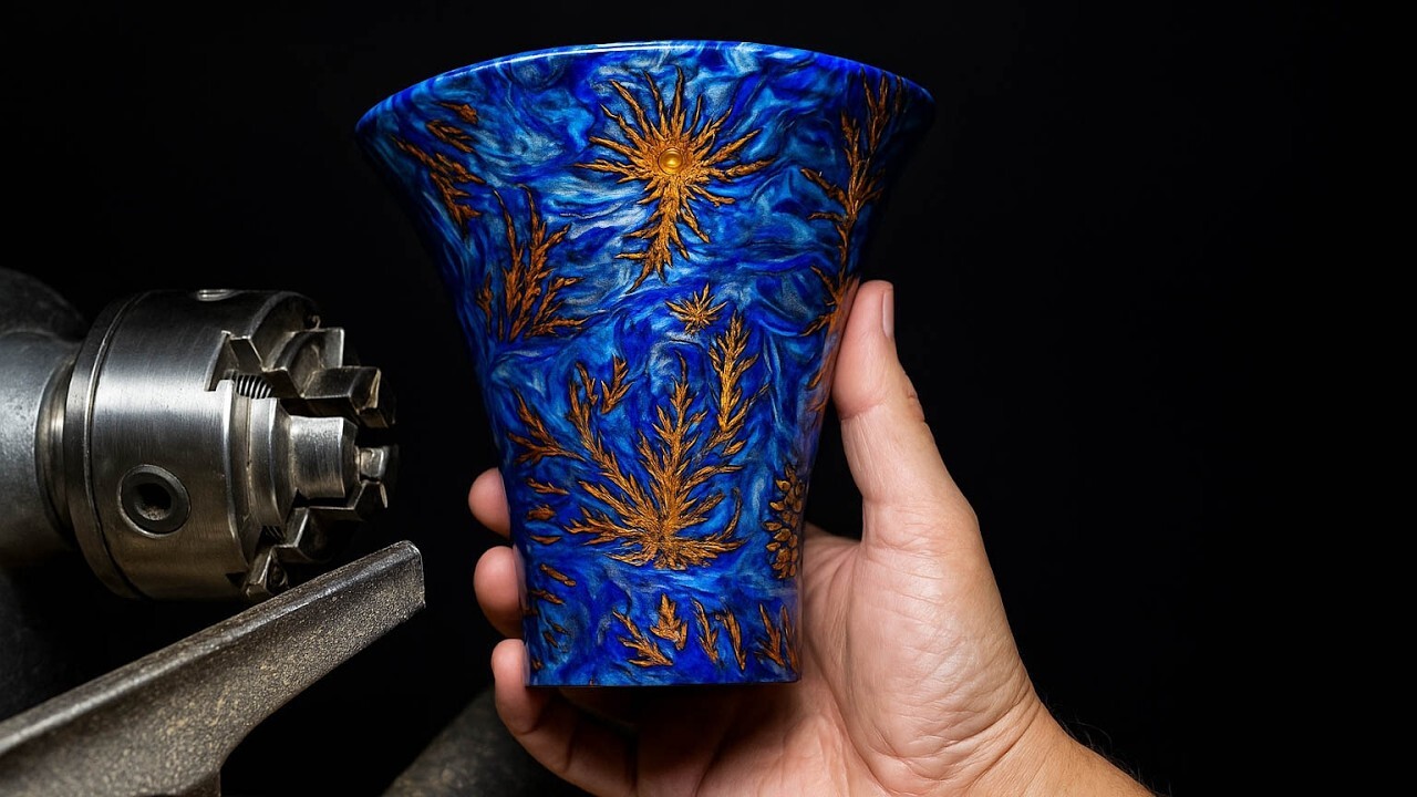 Video thumbnail for From Forest to Art: Making a Breathtaking Pine Cone & Resin Vase!