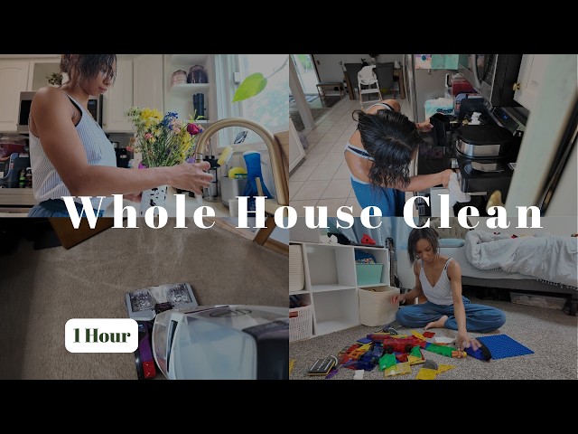 Video thumbnail for Extreme Whole House Clean With Me & Declutter! 1 Hour of Cleaning Motivation