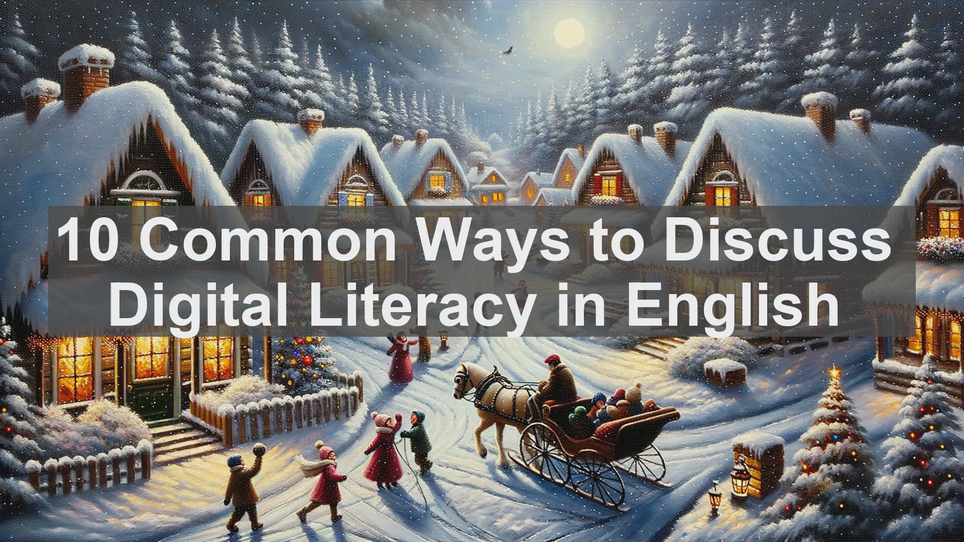 'Video thumbnail for 10 Common Ways to Discuss Digital Literacy in English '