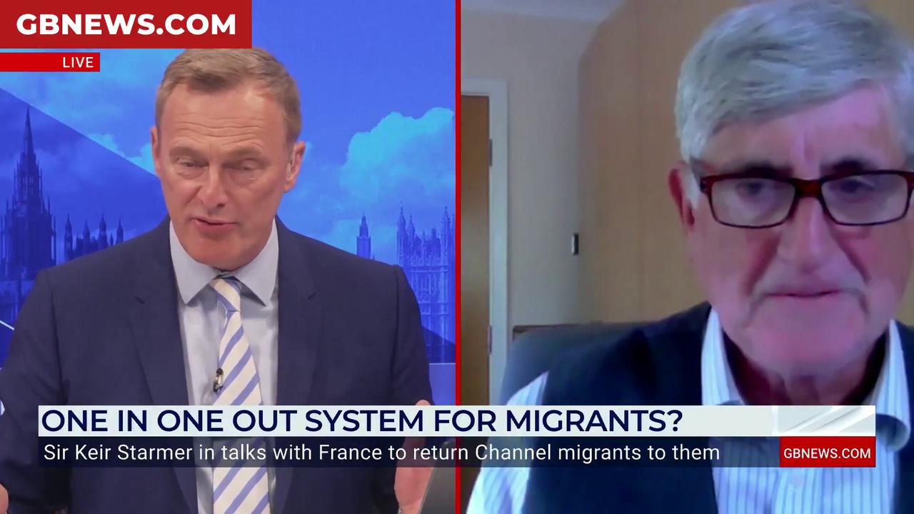 'Video thumbnail for Keir Starmer warned of 'selling UK down the river' with France migrant deal'
