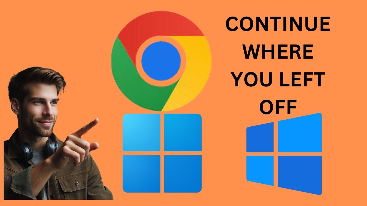 'Video thumbnail for How to Continue where you left off in the Google Chrome on Windows 11 or 10 | GearUpWindows Tutorial'