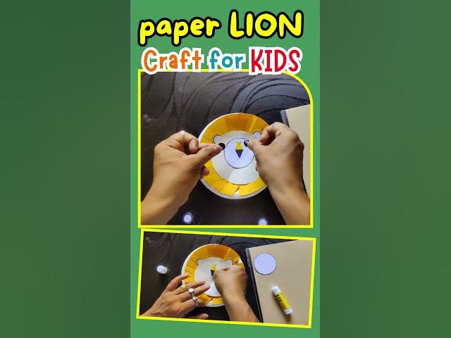 Video thumbnail for Paper lion craft for kids (with mane) #papercrafts #paperlioncraft #kidscrafts