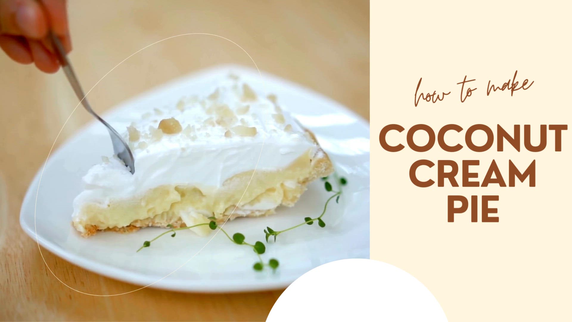 'Video thumbnail for Coconut Cream Pie'