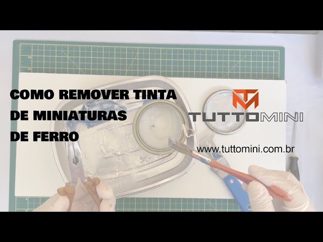 Video thumbnail for Como remover tinta de miniaturas de ferro