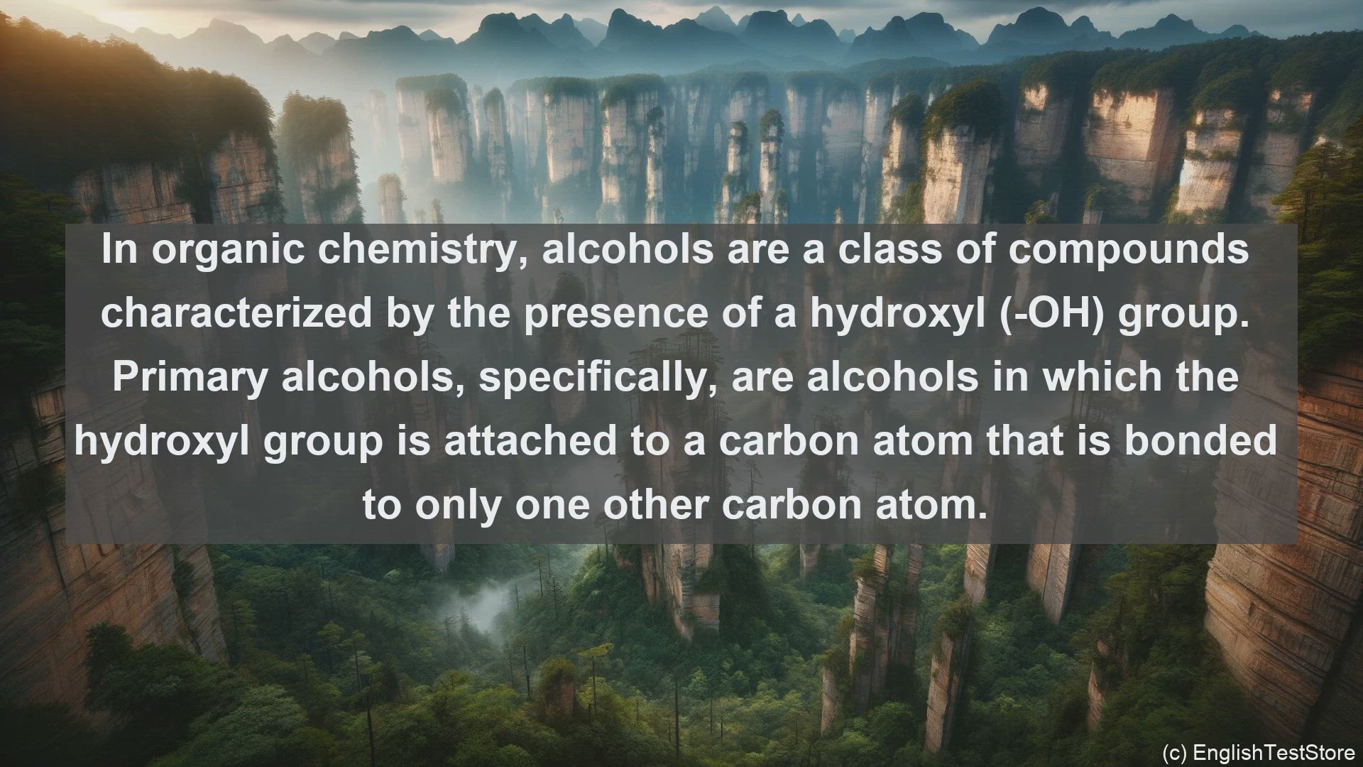 'Video thumbnail for Primary alcohol in science  definition and examples'