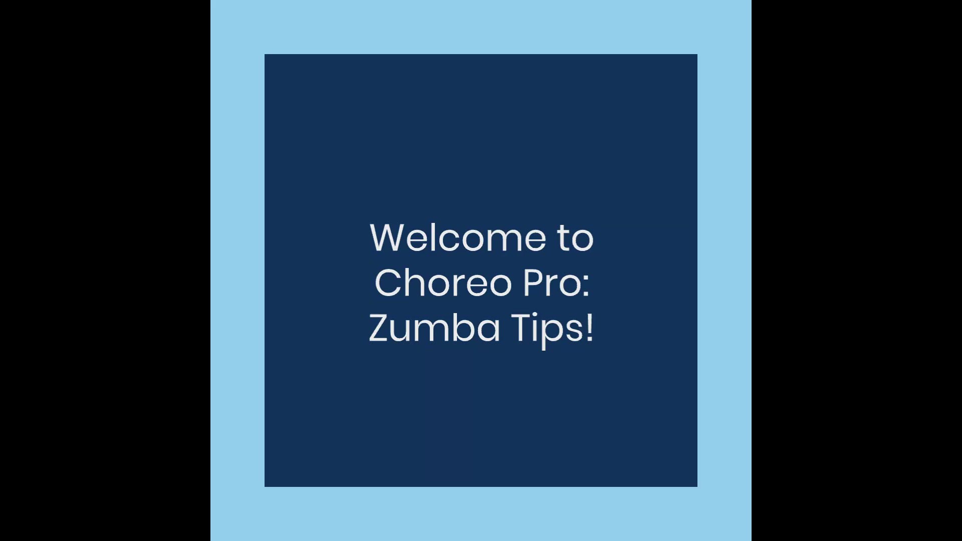 'Video thumbnail for Choreo Pro: Zumba Tips for Instructors and Enthusiasts'