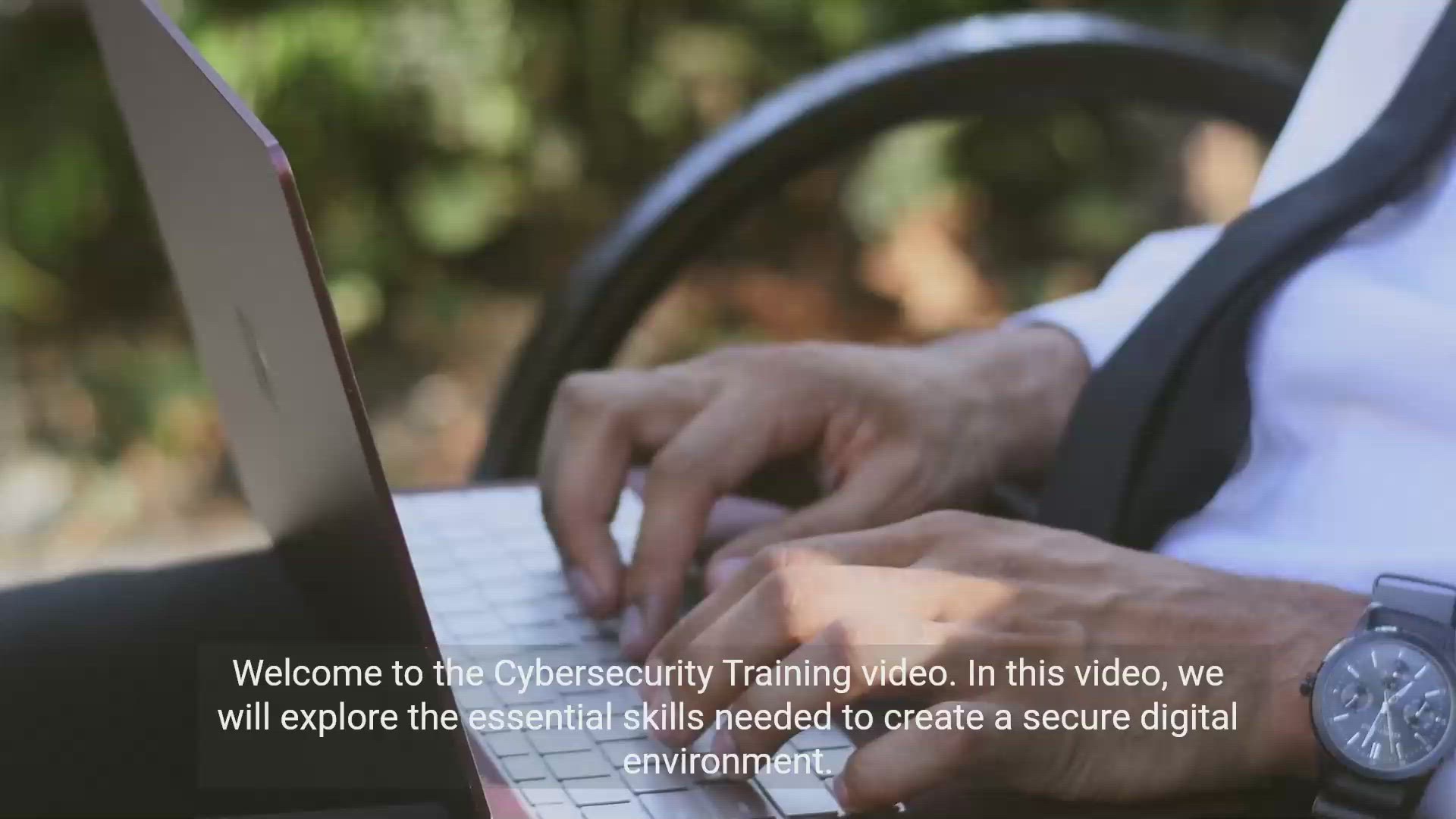 'Video thumbnail for Cybersecurity Training'