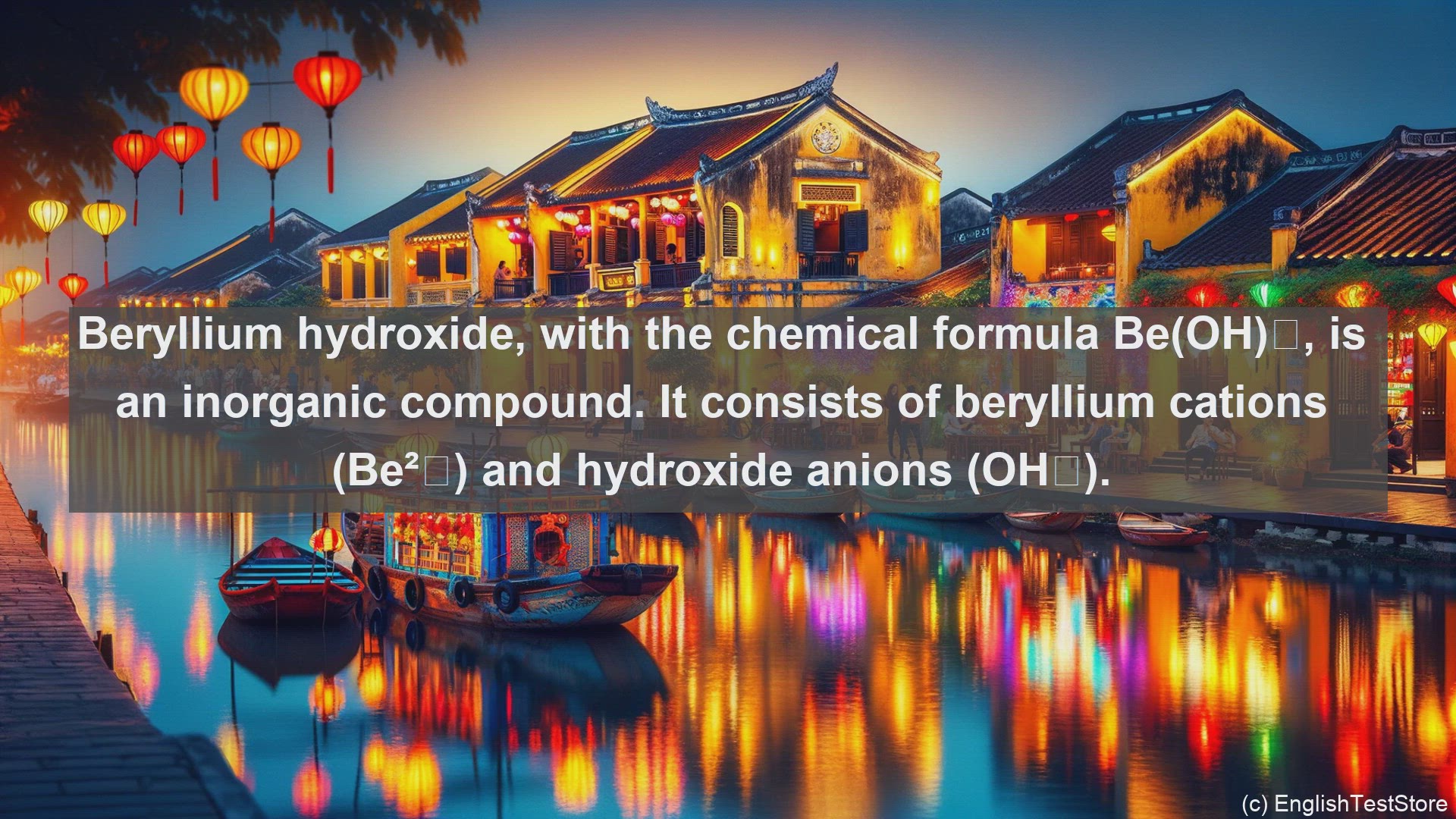 'Video thumbnail for Beryllium hydroxide in science  definition and examples'