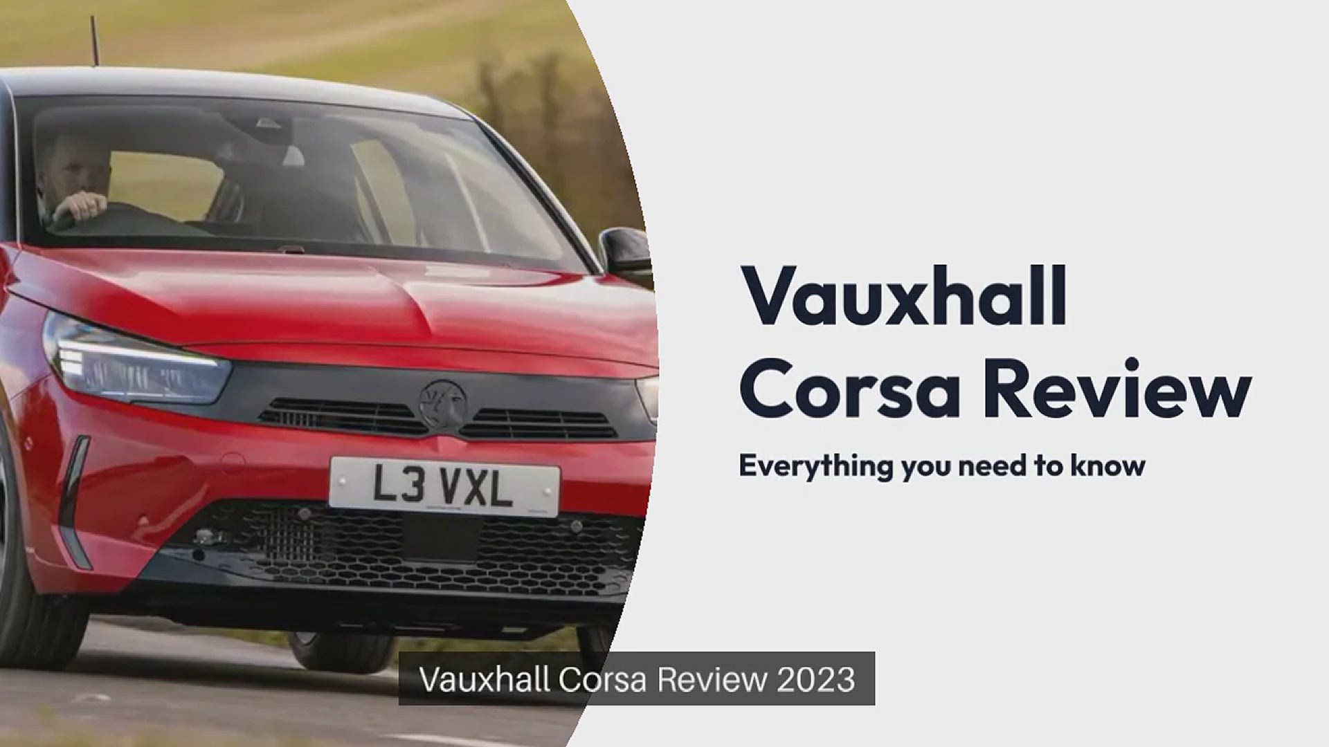 'Video thumbnail for Vauxhall Corsa review'