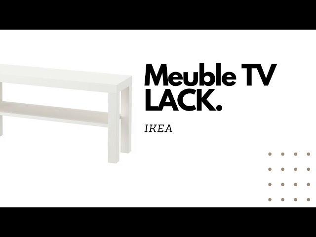Video thumbnail for Avis du Meuble TV LACK - IKEA