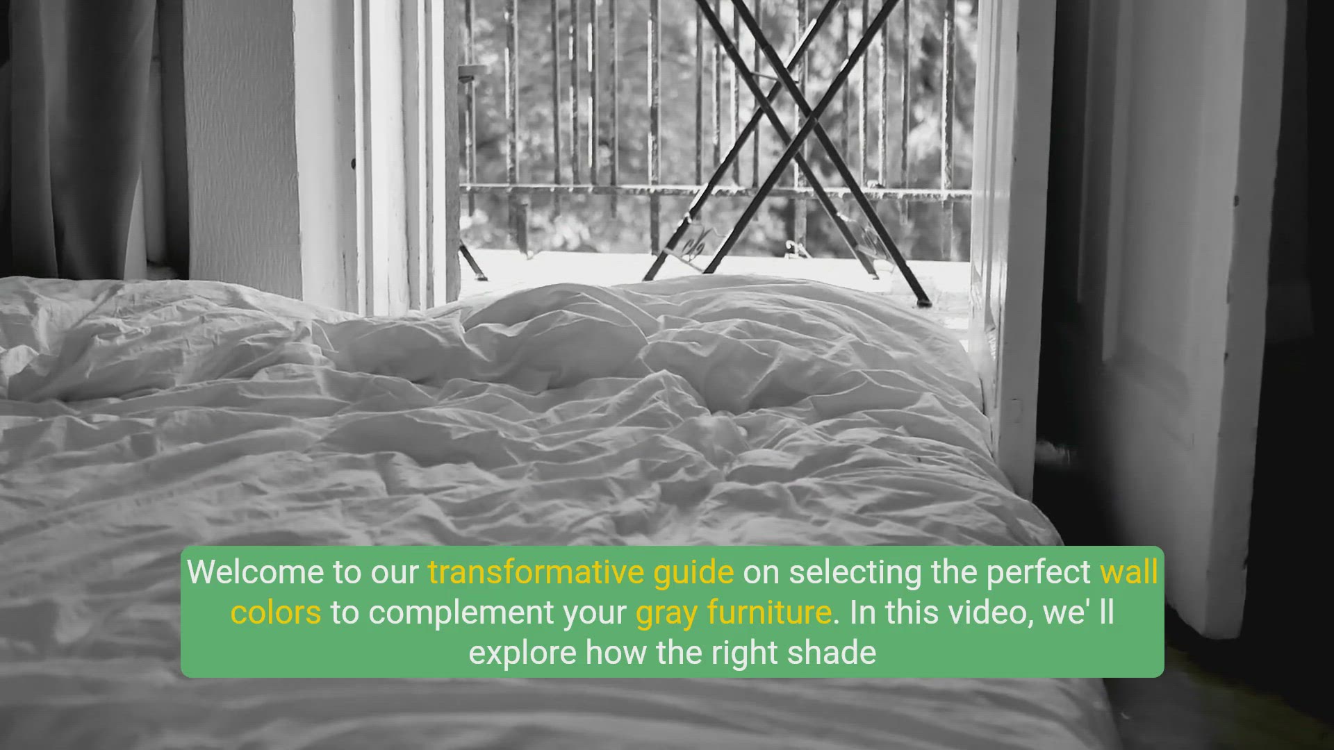 'Video thumbnail for 10 Stunning Wall Color Ideas for Bedrooms with Gray Furniture'