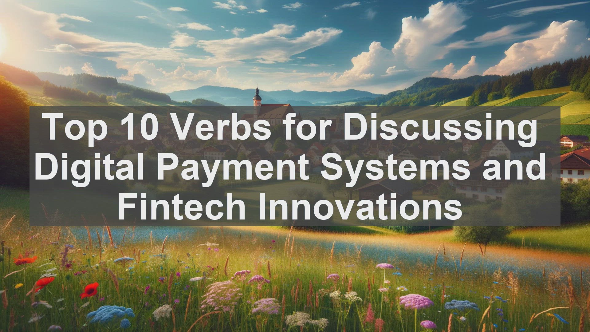 'Video thumbnail for Top 10 Verbs for Discussing Digital Payment Systems and Fintech Innovations'