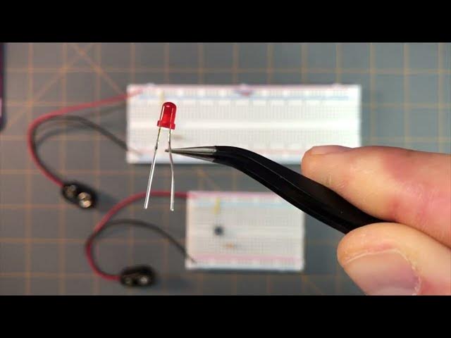 'Video thumbnail for Adding an LED - Step 5: A Simple Switch Circuit'