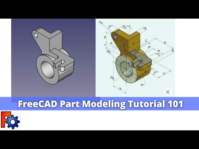 'Video thumbnail for FreeCAD Part Modeling Tutorial 101 | FreeCAD Tutorial | Mechnexus |'