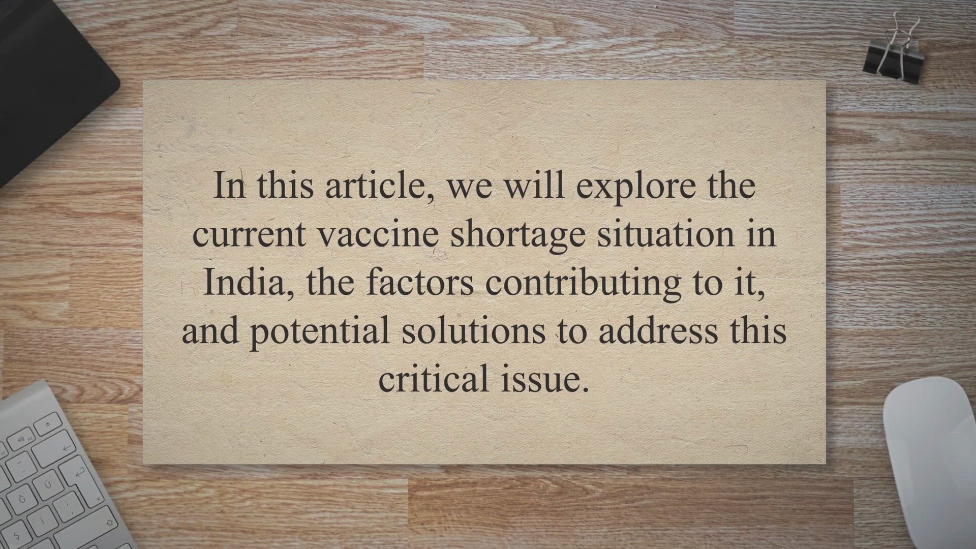 Video thumbnail for Unpacking India's Vaccine Shortage: Understanding the Situation, Factors and Solutions