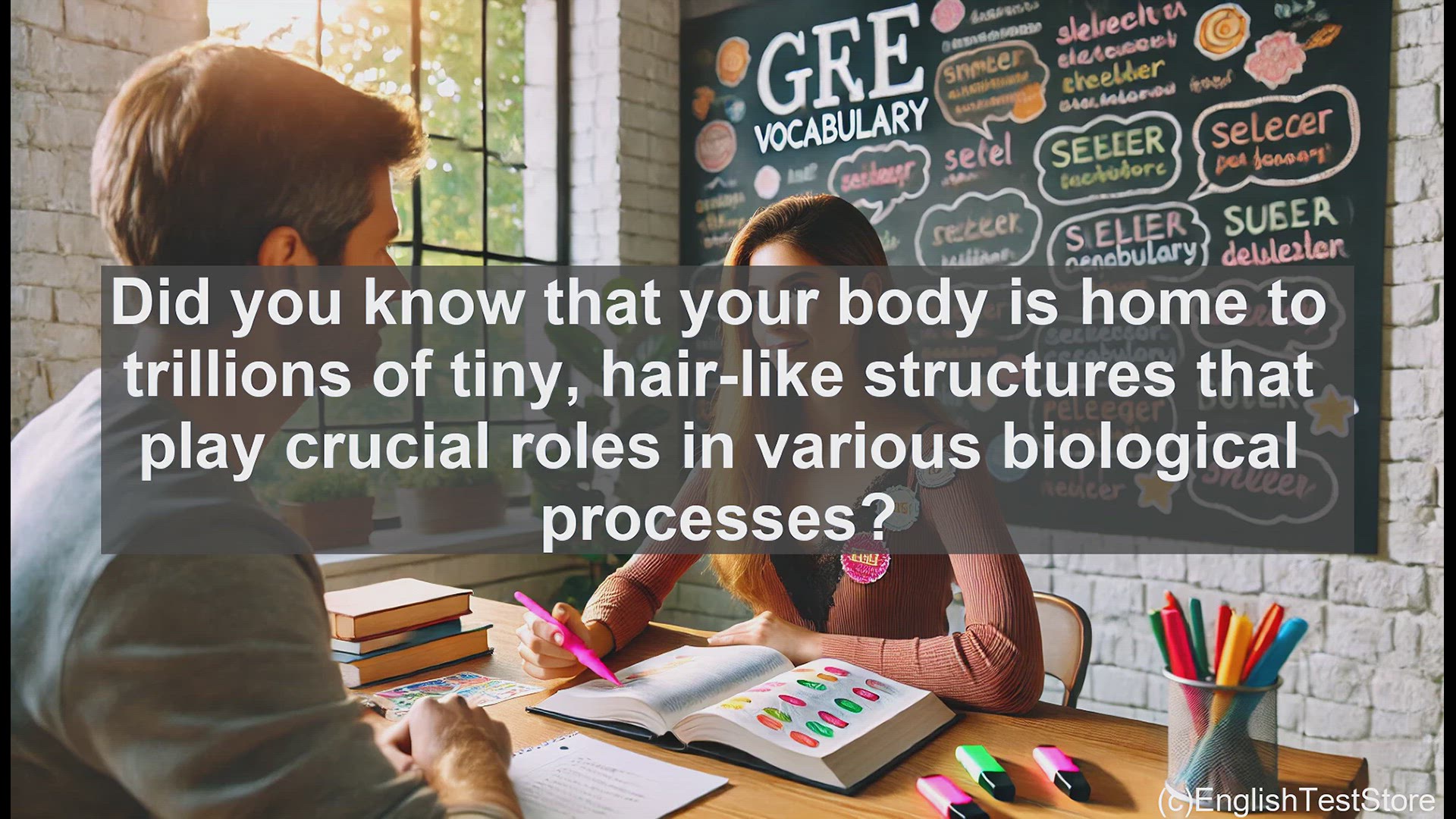 'Video thumbnail for GRE Vocabulary Lesson: Exploring the Microscopic Marvels - Ciliated Cells'