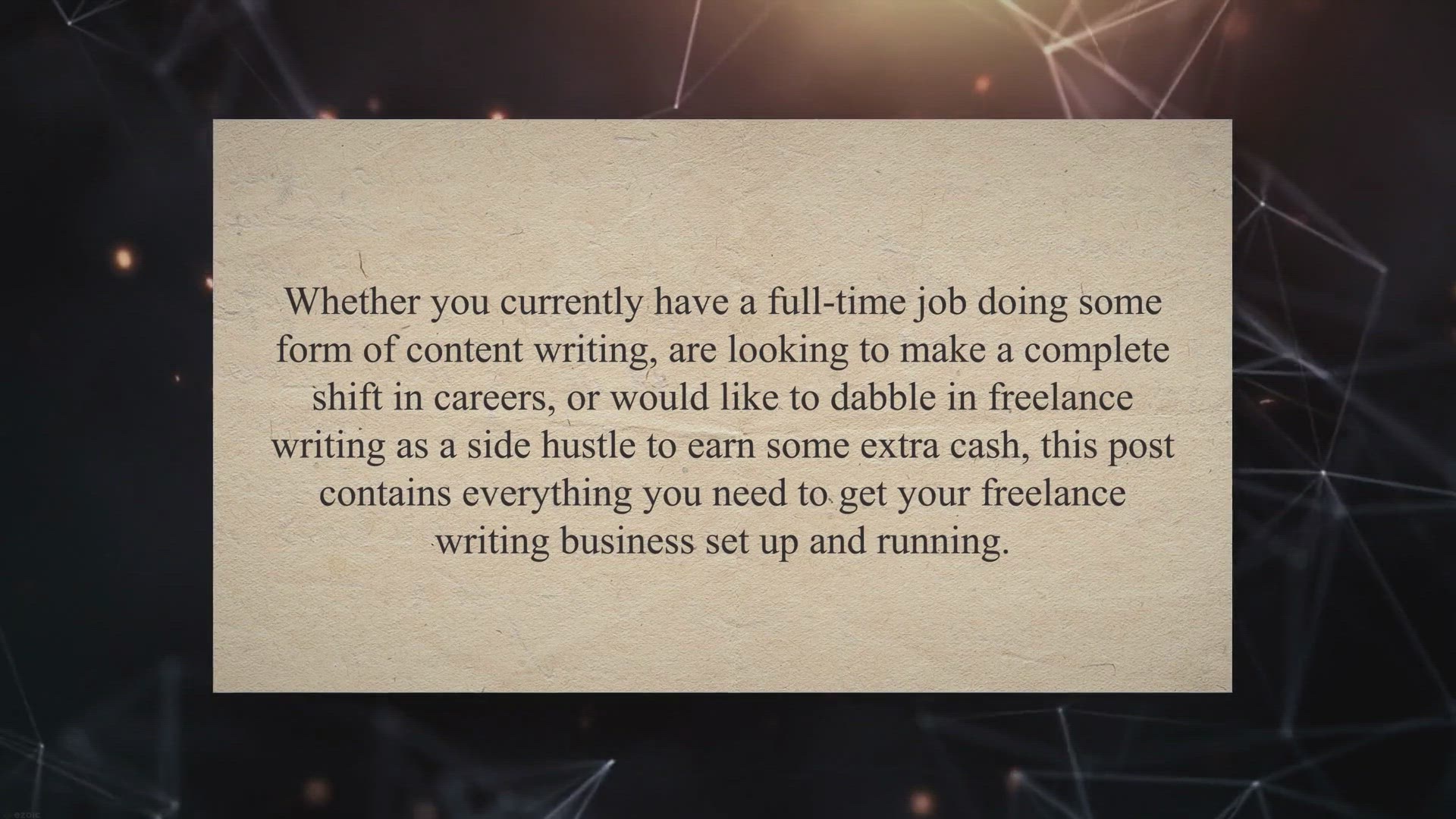 'Video thumbnail for How To Start Freelance Writing With No Experience'