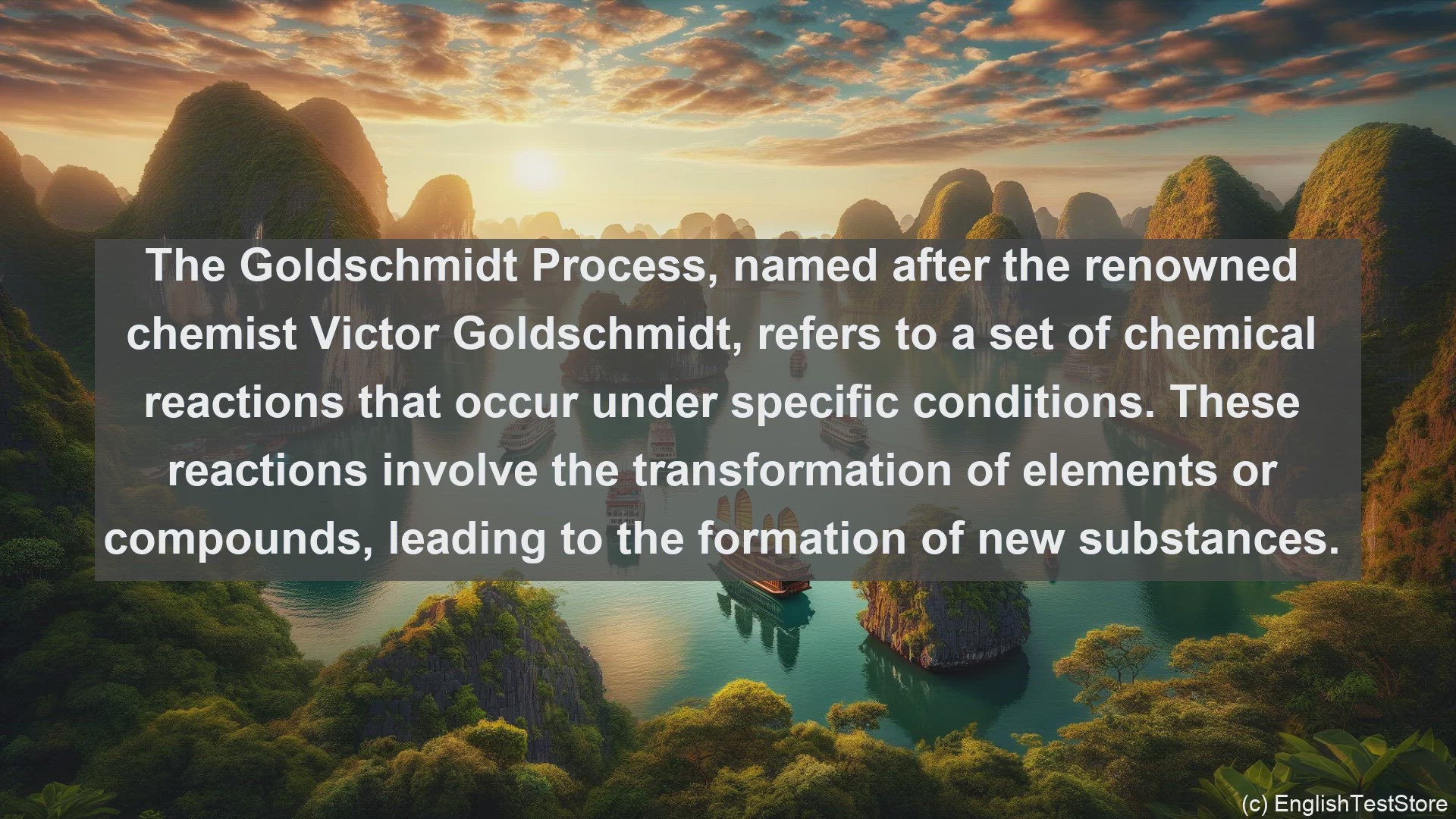 'Video thumbnail for Goldschmidt process in science  definition and examples'