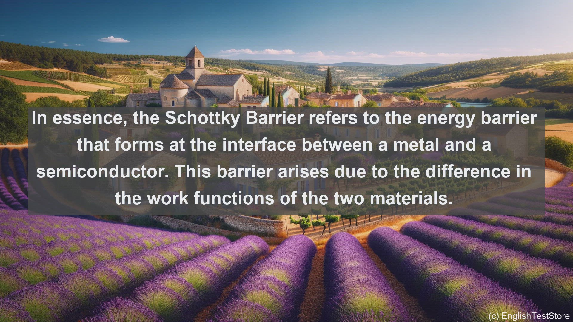 'Video thumbnail for Schottky barrier in science  definition and examples'
