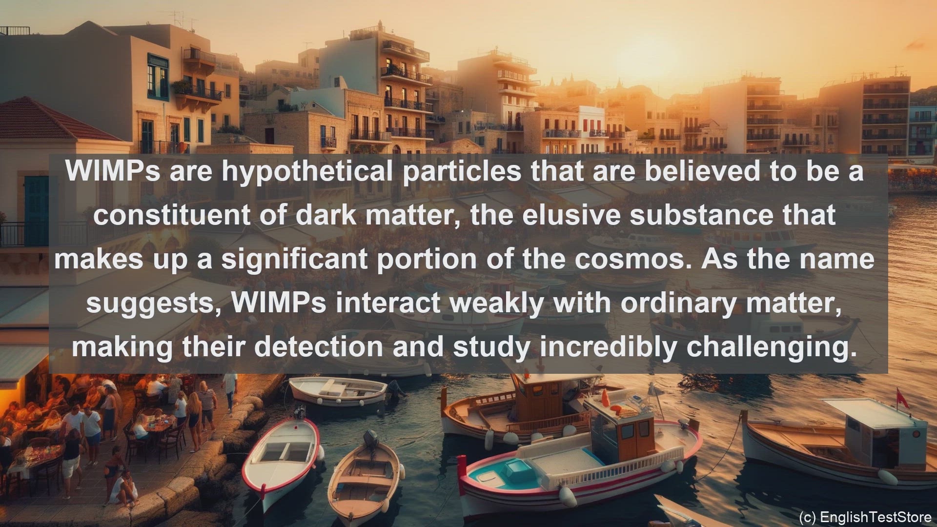 'Video thumbnail for Weakly interacting massive particle in science  definition and examples'