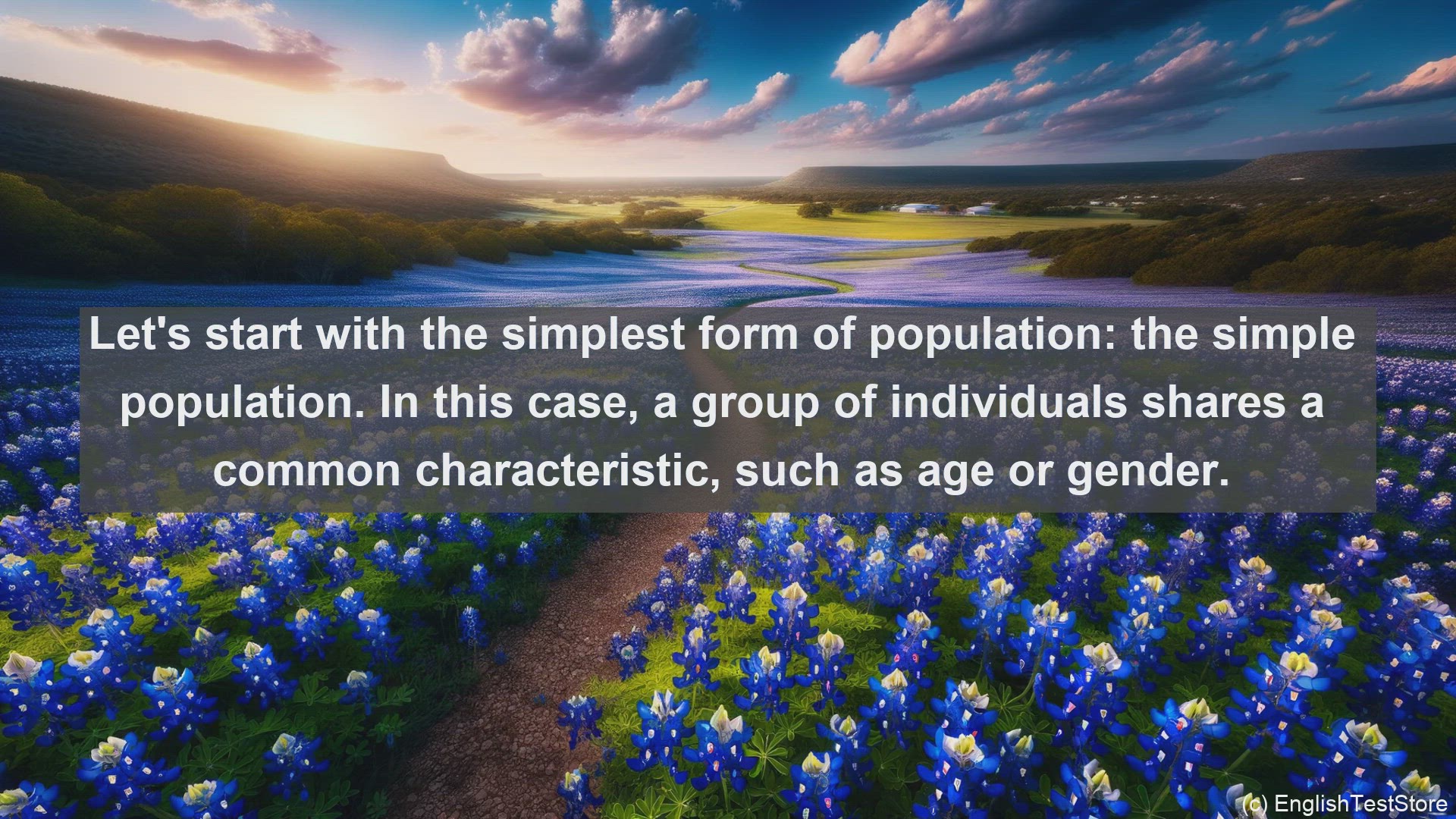 'Video thumbnail for Population type in science  definition and examples'