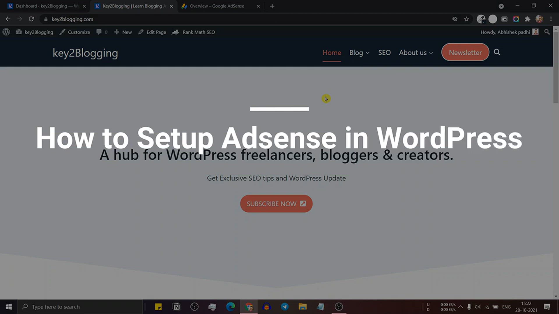 'Video thumbnail for Best AdSense Plugin for WordPress _ How To Place AdSense Ads On WordPress (FREE)'