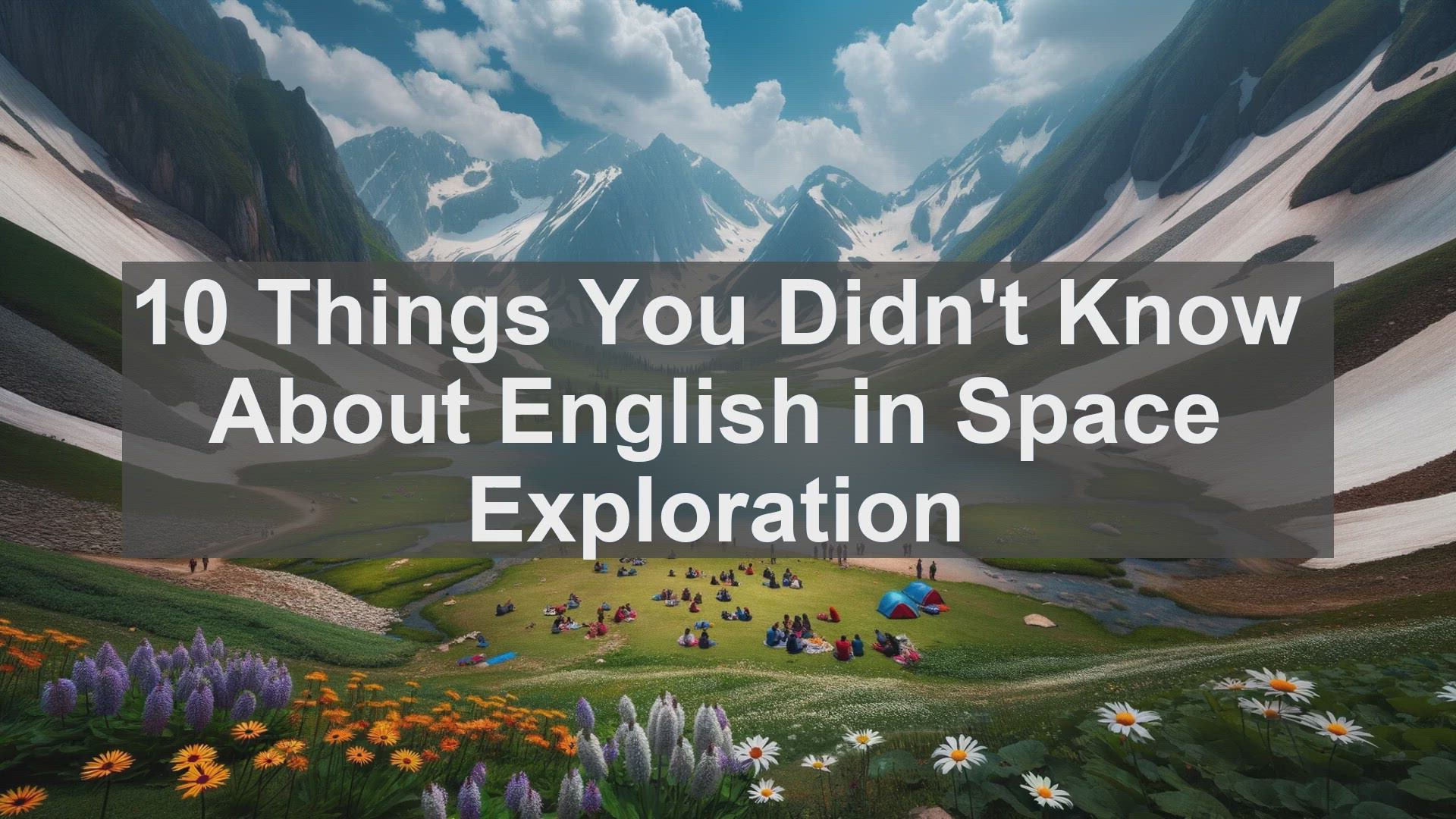 'Video thumbnail for 10 Things You Didn't Know About English in Space Exploration '