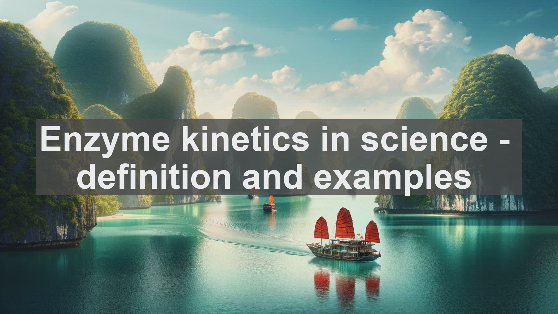 'Video thumbnail for Enzyme kinetics in science  definition and examples'