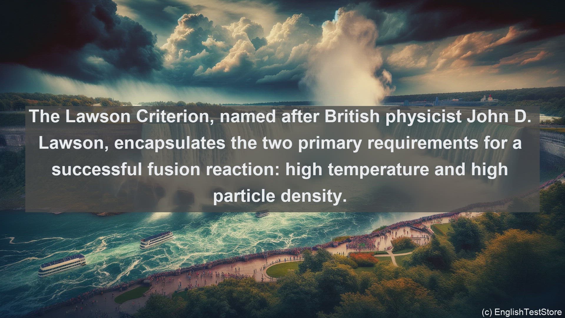 'Video thumbnail for Lawson criterion in science  definition and examples'
